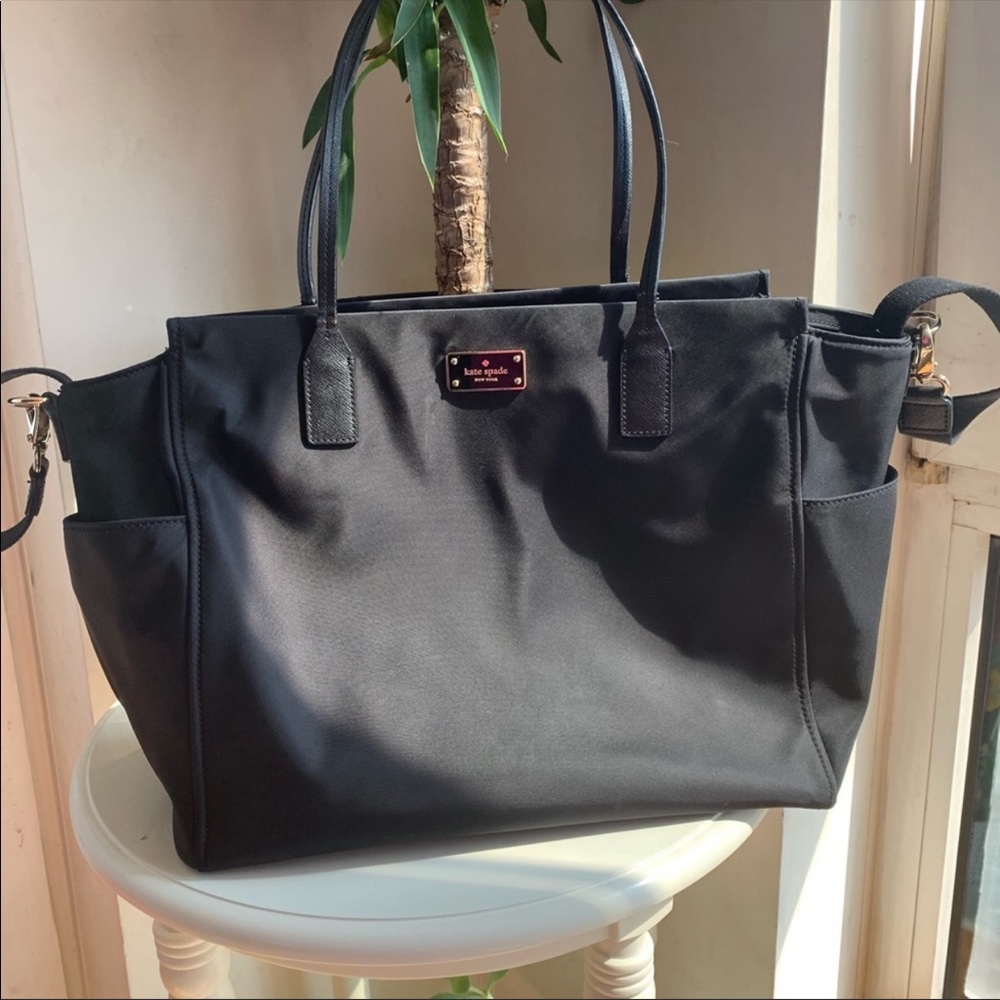 Kate spade bag black xl diaper bag / tote